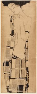 Fille debout, vers 1908-09 - Egon Schiele